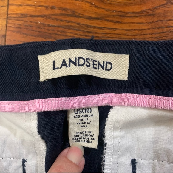 Lands’ End Navy Blue School Uniform Bottoms Chino Pants Slacks
Adj Elastic Waist - Picture 8 of 13